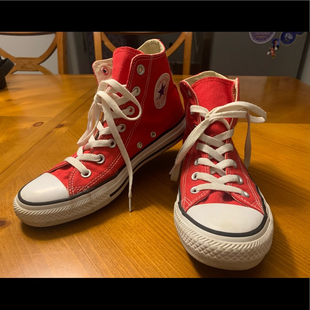 Red Converse High Top